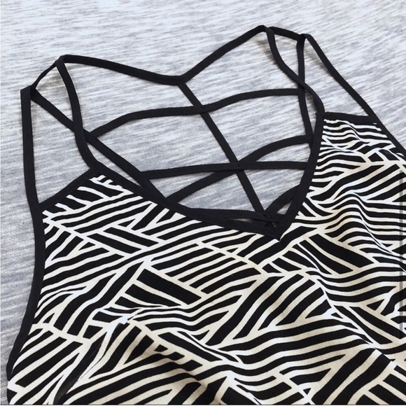 Double Zero Chiffon High-low Bluecomb Dress - Picture 3 of 5